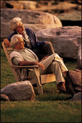(image of couple in cottage country)